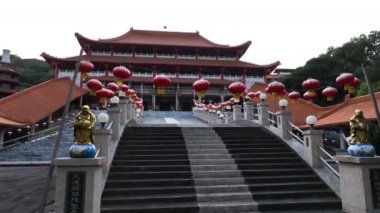 Kaohsiung Bölgesi, Tayvan 'daki Otantik Budist Tapınağı.