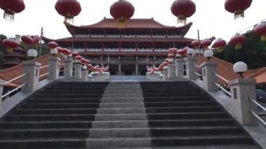 Kaohsiung Bölgesi, Tayvan 'daki Otantik Budist Tapınağı.