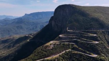 Angola 'daki Ünlü Serra Da Leba Yılanı, Hava Manzarası