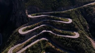 Angola 'daki Ünlü Serra Da Leba Yılanı, Hava Manzarası