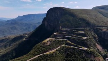 Angola 'daki Ünlü Serra Da Leba Yılanı, Hava Manzarası