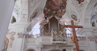 Tarihi Stams Abbey, Tyrol, Avusturya Dekorasyonları