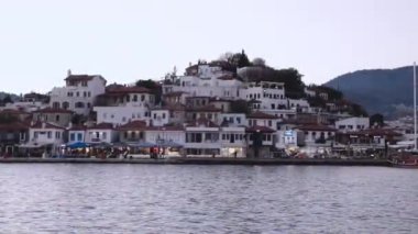Türkiye 'nin Su Tarafından Akşam Marmarisinin Panoraması