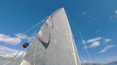 Türkiye 'nin Marmaris kentinde Yatta Yelkenlilerle Çalışmak