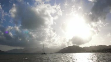 Türkiye 'de Marmaris Sahilinde Yatlar