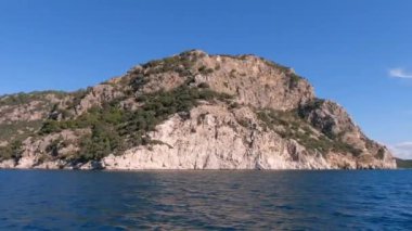 Marmaris, Türkiye 'deki Körfezin Manzaraları