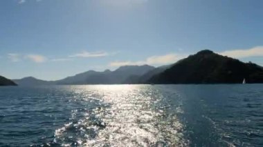 Marmaris, Türkiye 'deki Körfezin Manzaraları