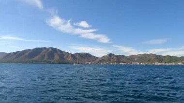 Marmaris, Türkiye 'deki Körfezin Manzaraları