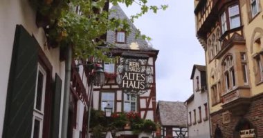 Bacharach Turizm Kasabasındaki Eski Evler, Alman Mimarisi