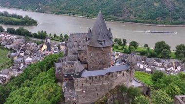 Bacharach, Almanya 'daki Stahleck Şatosu, Hava Görüntüsü