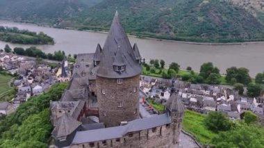 Bacharach, Almanya 'daki Stahleck Şatosu, Hava Görüntüsü