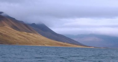 Yazın Svalbard 'ın Vahşi Sahili, Sert Kutup Bölgesi