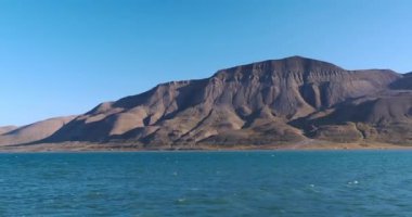 Yazın Svalbard 'ın Vahşi Sahili, Sert Kutup Bölgesi