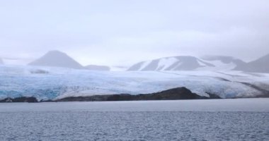 Kuzey Kutbu 'ndaki Nordenskiold Buzulu, Svalbard' ın Doğası