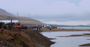 Longyear, Arctic, Svalbard 'ın Vahşi Arazisi