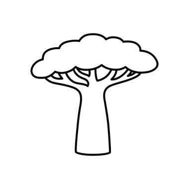 Baobab ağacı, çarpıcı bir ana hatla, doğanın görkemli bir sembolü ve dayanıklılığı olarak dimdik ayakta duruyor. Antik bir güç ve barışçıl uyumu çağrıştırıyor.