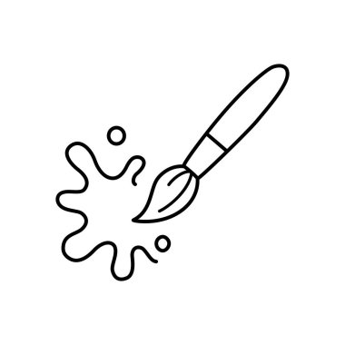 Resim fırçası canlı bir renk serpintisi yaratıyor, sanatsal ifadenin ve yaratıcı yaratıcılığın özünü somutlaştırırken aynı zamanda neşeli sanat projelerine ve eğlenceli yaratıcı eğlenceye ilham veriyor.