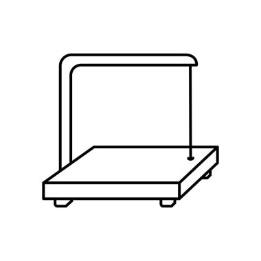 Düz tel kesici, kusursuz kesme ve şekillendirme görevleri için tasarlanmış temel bir mühendislik cihazının çizimi..