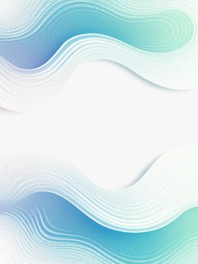 Dalgalarla soyut arkaplan gradyanı