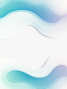 Dalgalarla soyut arkaplan gradyanı