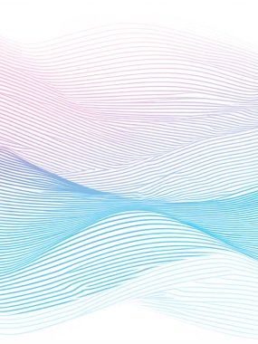 Dalgalarla soyut arkaplan gradyanı