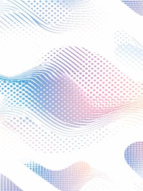 Dalgalarla soyut arkaplan gradyanı