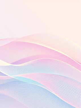 Dalgalarla soyut arkaplan gradyanı