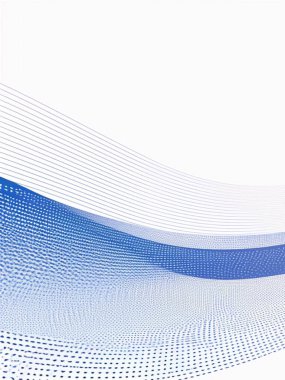 Dalgalarla soyut arkaplan gradyanı