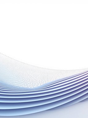 Mavi dalga soyut. Vektör çizim