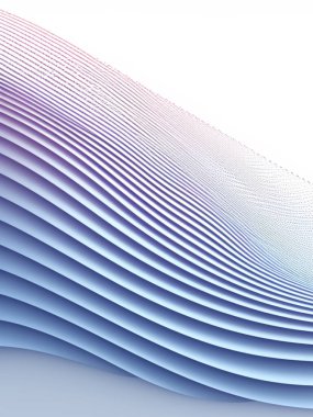 dalga soyut arkaplan. 3d vektör illüstrasyonu.