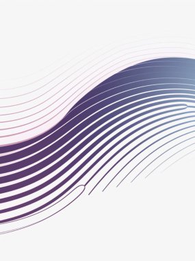 soyut mor dalga çizgisi tasarımı.