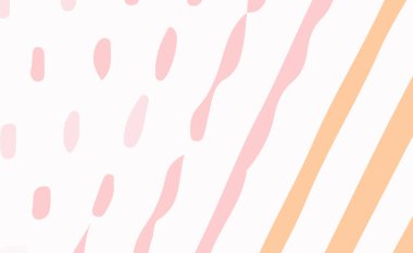 Pembe, beyaz ve turuncu renkli soyut bir arkaplan. vektör illüstrasyonu.