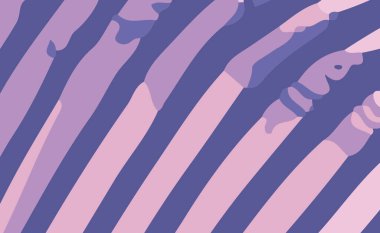 Soyut basit çizgilerin kusursuz deseni