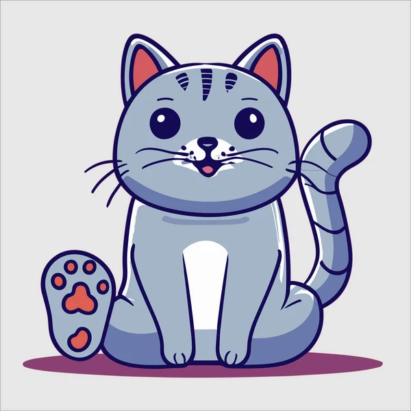 Kap Dorombol Játékos Val Ezek Vektor Illusztrációk Featuring Aranyos Macskák — Stock Vector