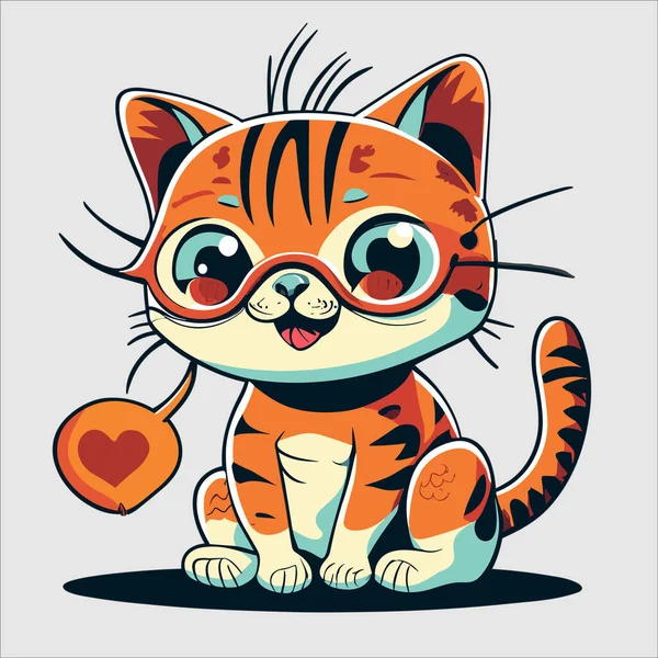 Dost canlısı ve sevimli kedi vektör çizimleri tasarımlarınıza anlık neşe getirir.