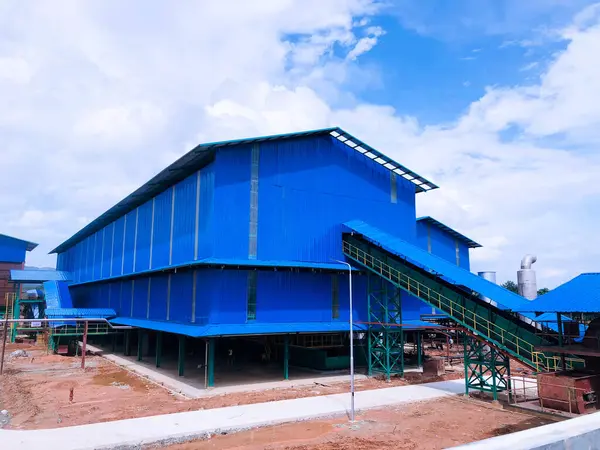 Banjarmasin, Endonezya - 24 Şubat 2021 Su arıtma Tesisi. jpg