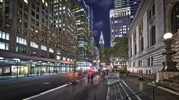 都市の忙しい通り シティスケープの良質の映像 — ストック動画