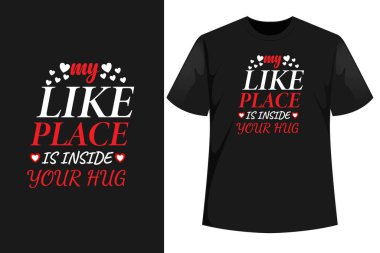 Kucaklaşma, Anneler Günü 'ne gidelim tişört tasarım vektörü şablonundan sonra bile devam eder..