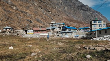 Langtang Köyü, Langtang Vadisi, Nepal, Asya
