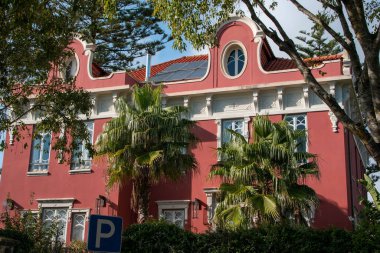 Cape Town, Güney Afrika 'da tarihi bir binanın cephesi
