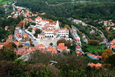 Eski Sintra, Portekiz 'in panoramik manzarası
