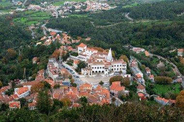 Sintra, Portekiz 'in panoramik görüntüsü