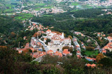 Sintra, Portekiz 'in panoramik görüntüsü