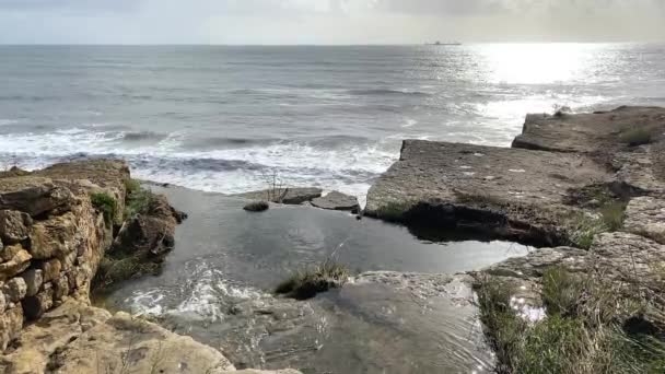 Panoramautsikt Över Havet Lugnt Landskap — Stockvideo