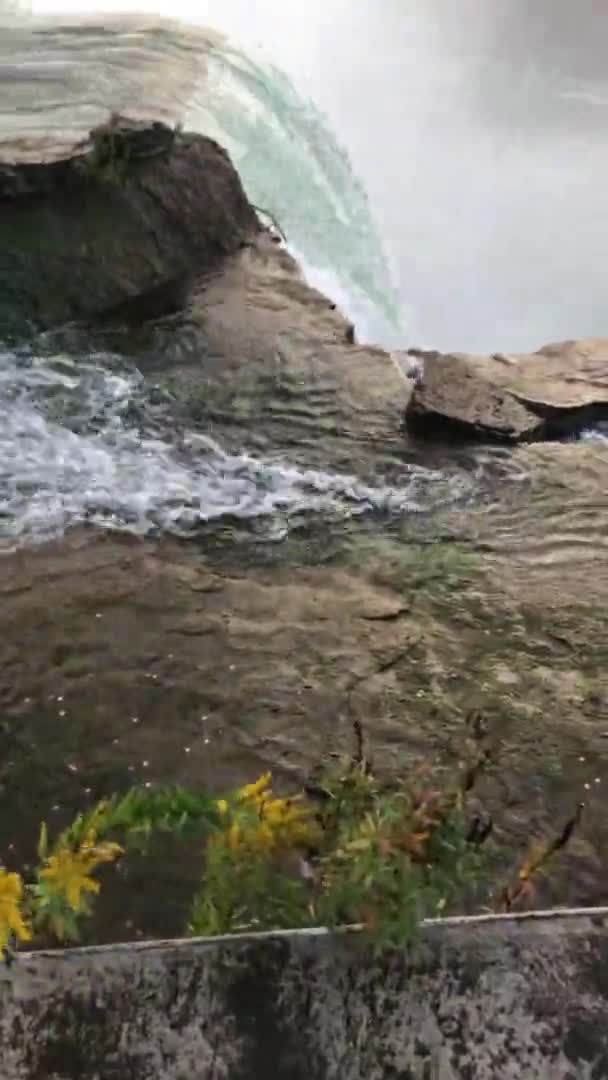 Cascate Del Niagara Sul Fiume Niagara New York Stati Uniti — Video Stock