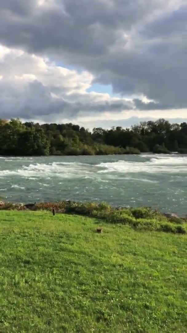 Niagarafälle Niagara River New York Usa — Stockvideo