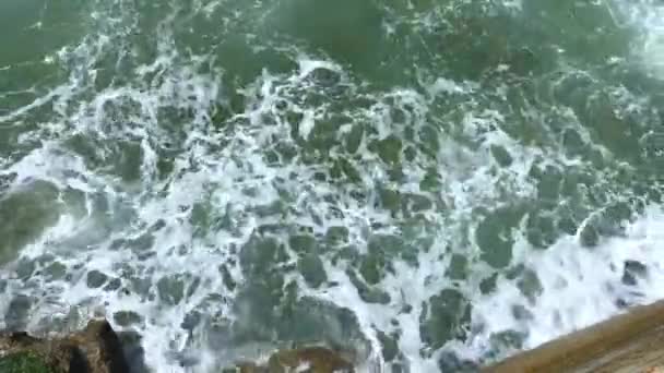 바위에 대서양 극적인 — 비디오