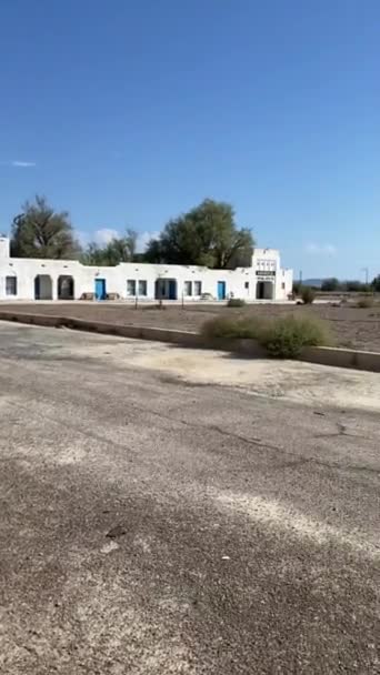Ancien Motel Minable Dans Vallée Mort Usa — Video