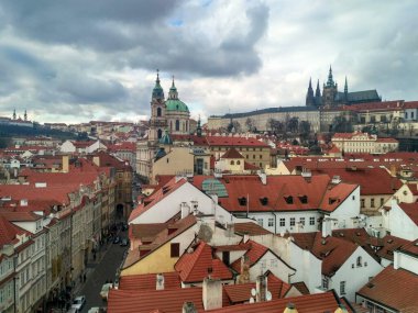 Üstten Görünüm Prag, Çek Cumhuriyeti