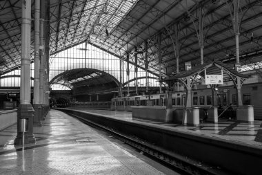 Siyah beyaz Torino Tren İstasyonu